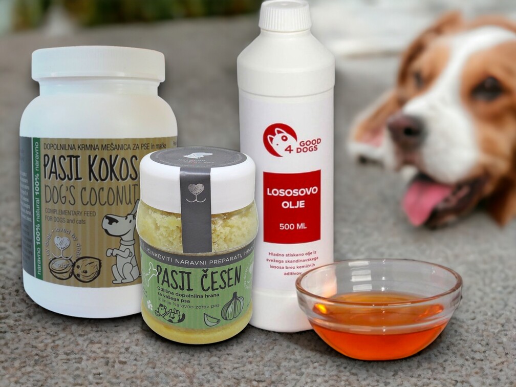 Surova hrana za pse good4dogs 34 prehranska dopolnila za pse