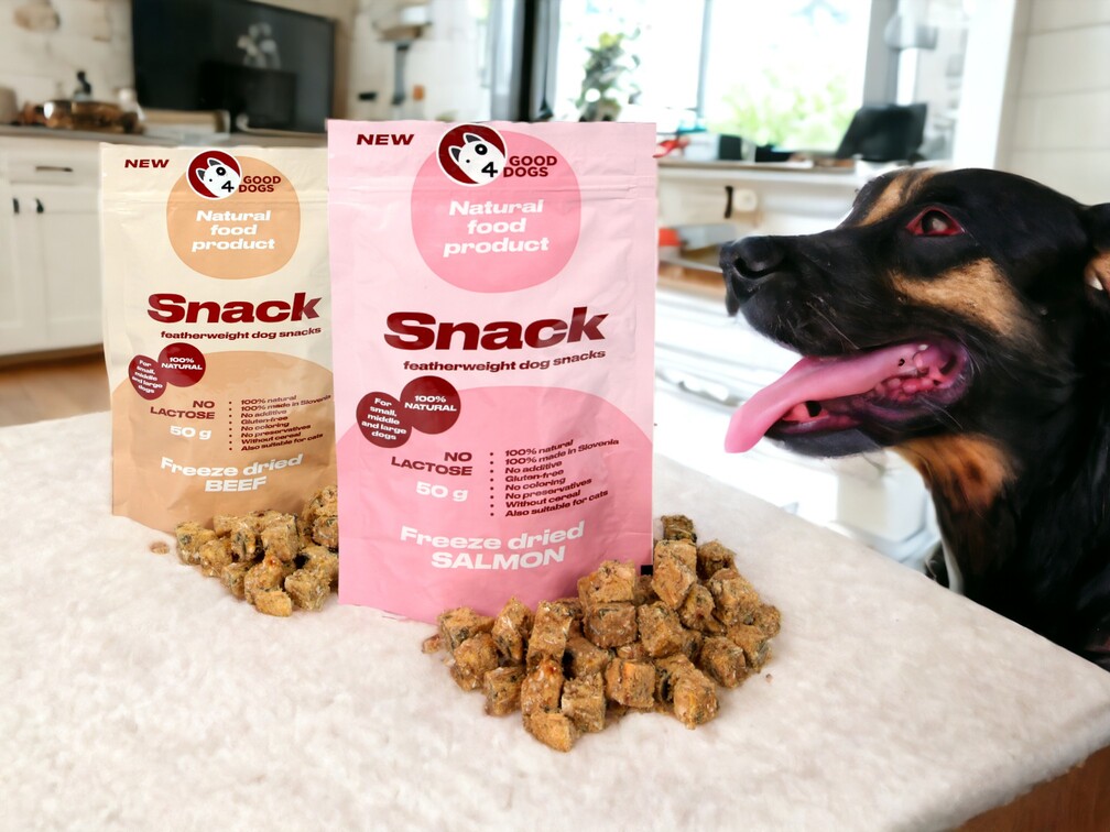 Surova hrana za pse good4dogs 35 zdravi pasji priboljski