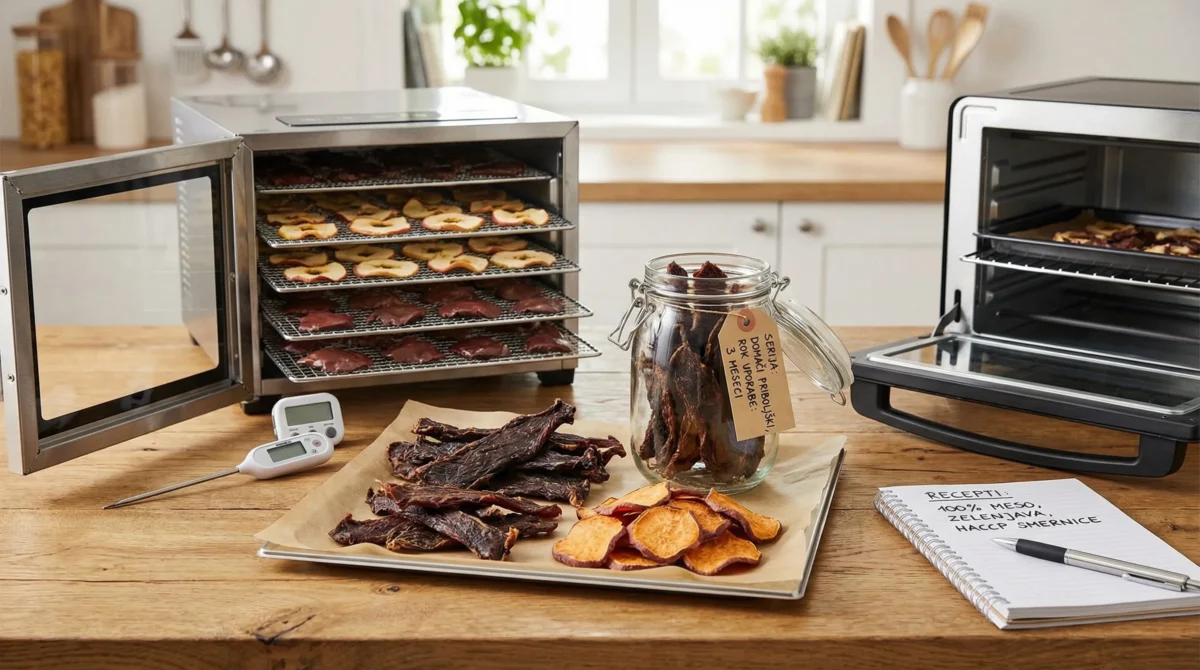 DIY naravni priboljški: varni recepti, čas sušenja, temperatura in HACCP za dom 1 DIY naravni priboljški: varni recepti, čas sušenja, temperatura in HACCP za dom