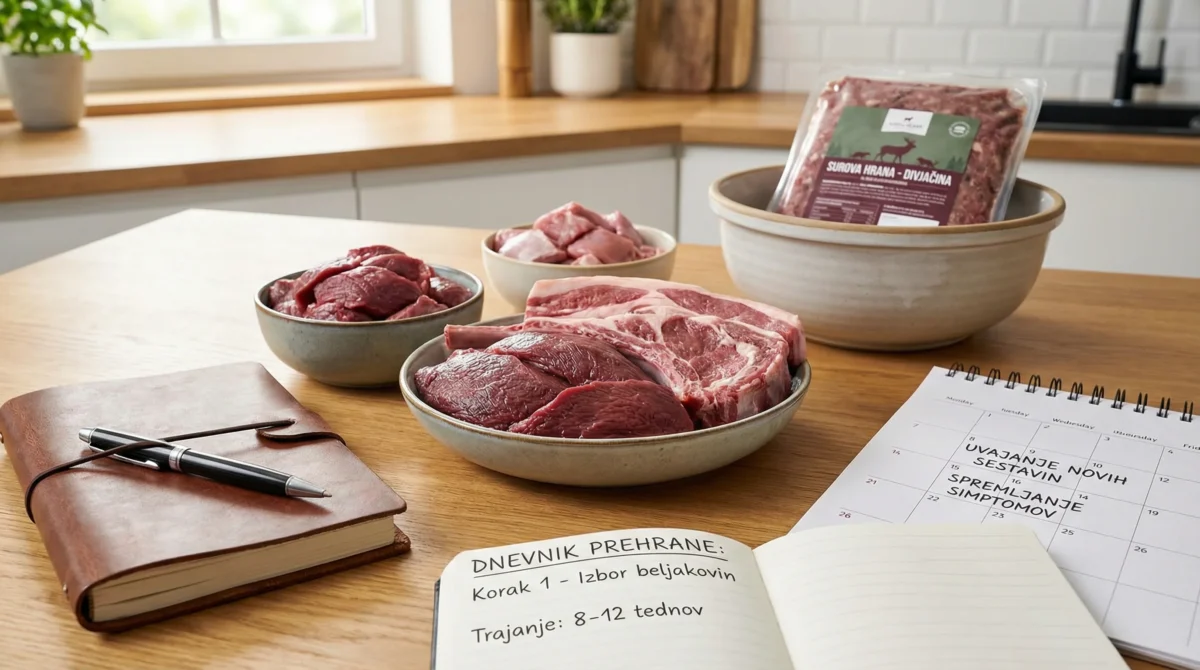 Eliminacijska dieta pri alergijah: izbor beljakovin (divjačina, ovčetina) in protokol spremljanja 1 Eliminacijska dieta pri alergijah: izbor beljakovin (divjačina, ovčetina) in protokol spremljanja