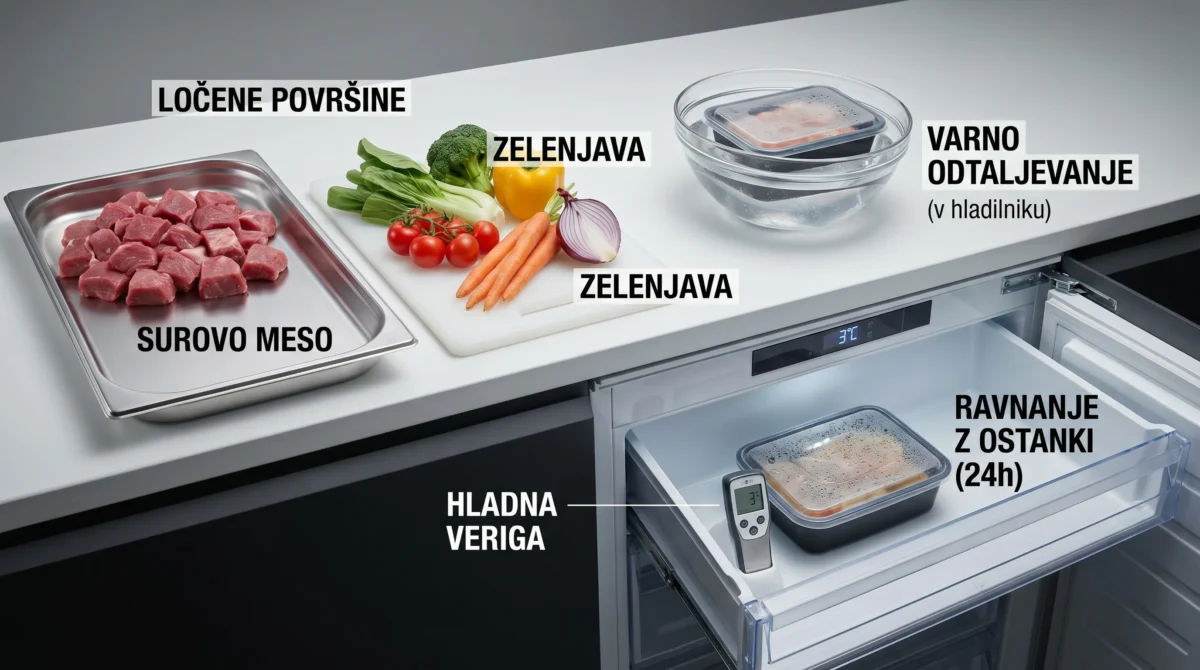 Varnost surove prehrane doma: higiena, odtaljevanje in shranjevanje 1 Varnost surove prehrane doma: higiena, odtaljevanje in shranjevanje